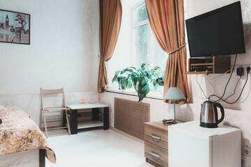 Фото номера Стандартный двухместный номер с 1 кроватью Отель Hotel Times г. Самара 3
