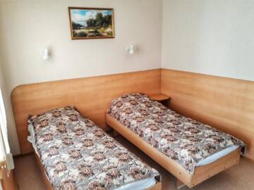Фото номера Двухместный номер с 2 отдельными кроватями и ванной комнатой Гостиница Гостиница Колос г. Самара 2