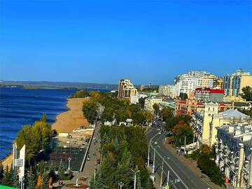 Фото номера КОМФОРТ ПАНОРАМА (DOUBLE+SOFA) Гостиница Гостиница Россия г. Самара 5