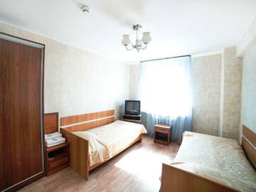 Фото номера Номер эконом с 2 односпальными кроватями Гостиница  Октябрьская г. Самара 2